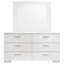 Commode 6 tiroirs avec miroir Dulcey