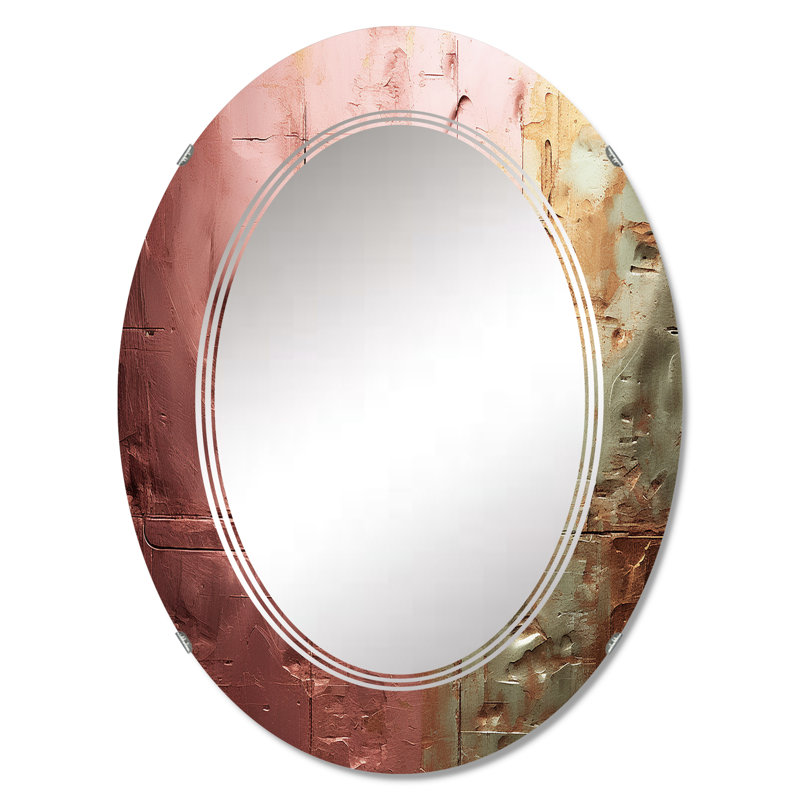 Stephentown - Miroir mural moderne ovale, 30 po x 20 po