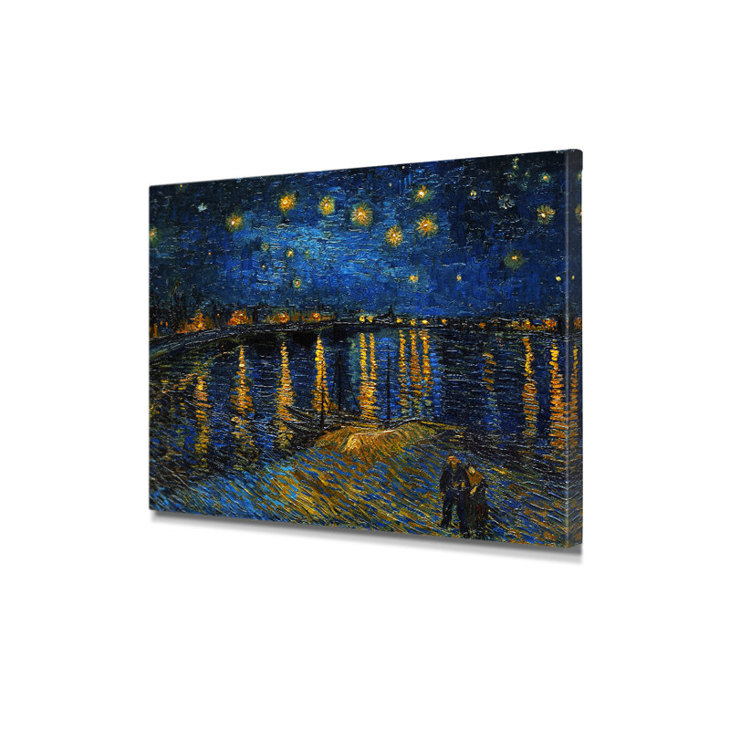 «Starry Night Over The Rhone» par Vincent Van Gogh, art classique. Estampe numérique, L 20 po x H 16 po