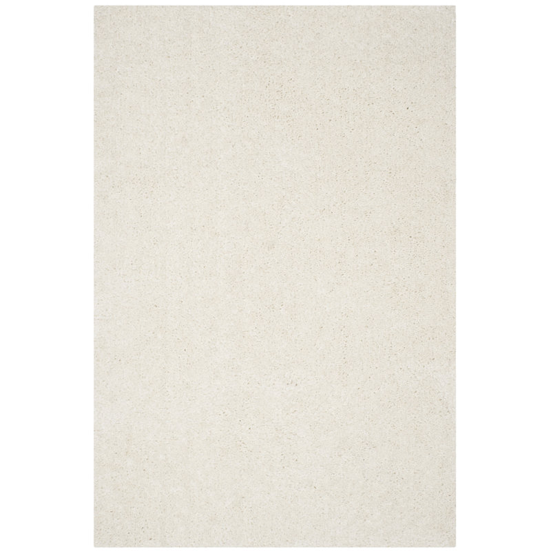 Solid Colour Hand Woven Area Rug, Rectangle 61 x 91 cm