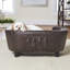 Faux Leather Pet Bed