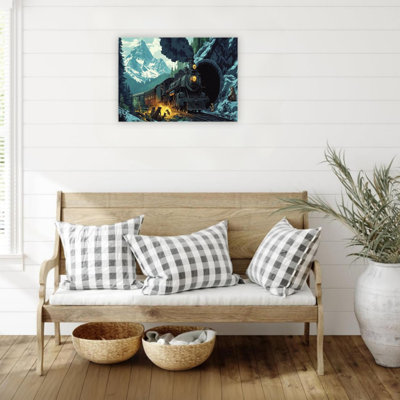 No Frame Print on Canvas