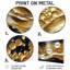 Golden Passage To Transitional Art III - Art mural moderne en métal transitionnel, impression d'art moderne en métal-721821604