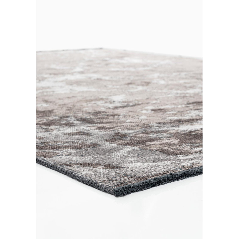Rapture Abstract Area Rug in Gray, Rectangle 9'10" x 14'