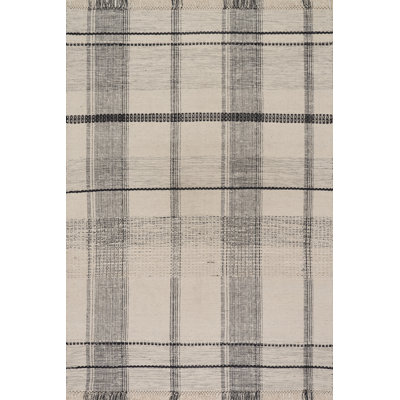 Zole Plaid Handmade Cotton Rug