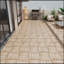 Carreaux de terrasse durables et emboîtables pour l'extérieur et l'intérieur, résistants aux intempéries et élégants.-111837011