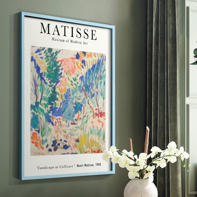 Matisse CL XXVI, reproduction encadrée - bois massif