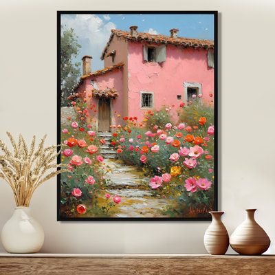 «Pink Country House», art mural campagne