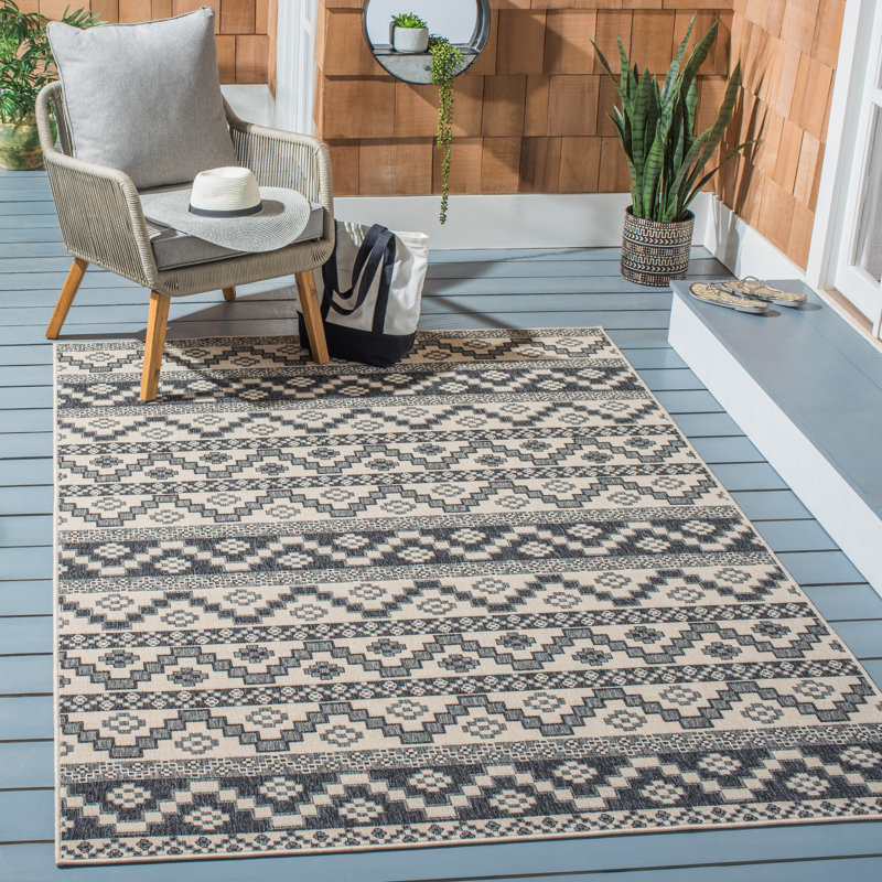 Northpoint Veranda Southwestern Indoor/Outdoor Area Rug, Rectangle 9' x 12'