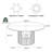 Modern Dining Room Sets, Pre-Assembly Round Dining Table Sets, Sintered Stone Tabletop Kitchen Dining Table Set With Upholstered Chairs-2009225175-2009225171-2009225168