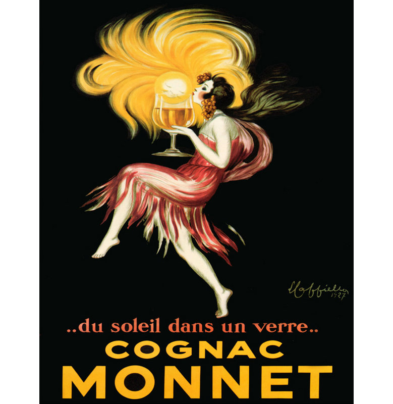 Cognac Monet, 18" H x 14" W