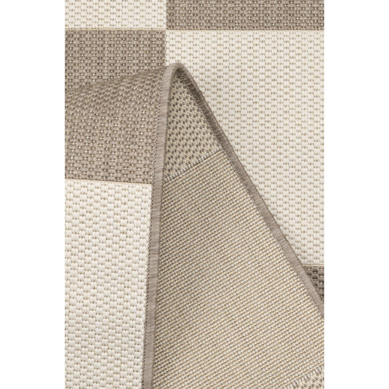 COUNTY CHEQUER NATURAL 120/170cm, Rectangle 160 x 230 cm