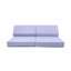 Mini canapé Blocksy en tissu bleu marine-126262897