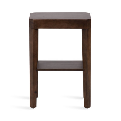 Ardentown Solid Wood Side Table with Storage