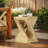 MGO Twist Side Table - Wood-Look Texture, Natural Colour
