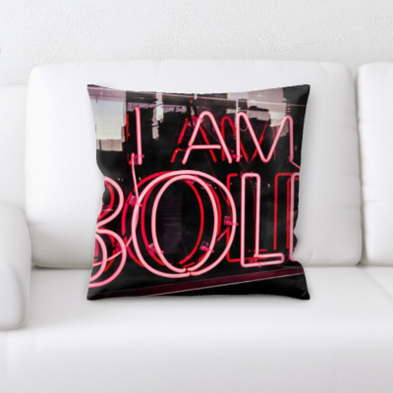 Microsuede Throw Pillow