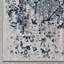 Tapis oriental bleu / vert / gris lavable à la machine-1907207913