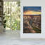 Bighorn Canyon, paysage contemporain abstrait coucher de soleil, impression d'art mural-1345415420