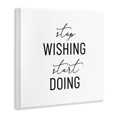 Art mural «Motivational Start Doing» par Anna Quach