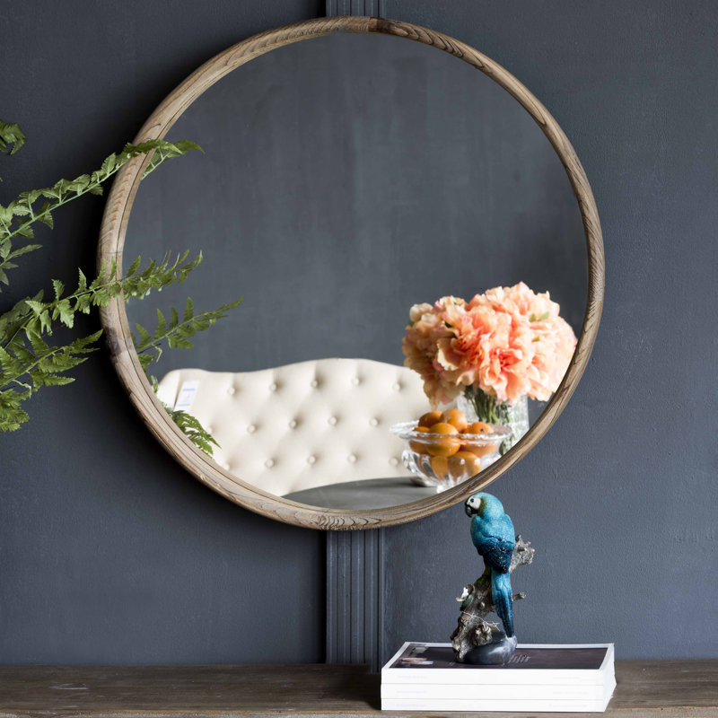 Miroir mural rond 28 po