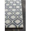 Clara Wool Geometric Area Rug in White-1141638213
