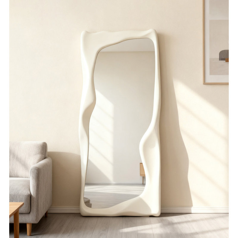 Miroir Nordic Unique, 78.74" H x 47.24" W, White