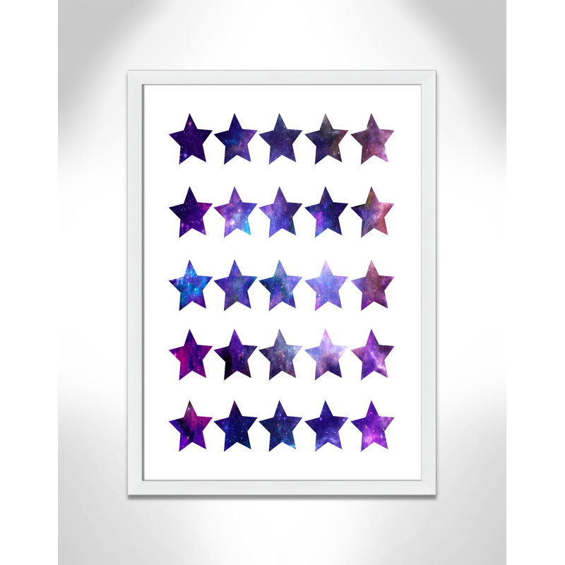 Décoration murale pour enfants rockin, 34.5" H x 24.5" W x 0.63" D, Cadre blanc
