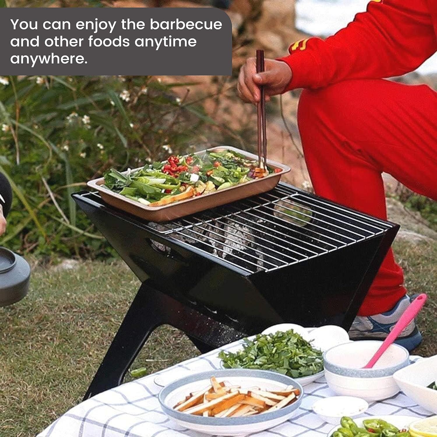 Barbecue Notebook, barbecue portable