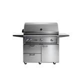 3-Burner Convertible Gas Grill with Trident Burner and Rotisserie