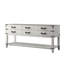 72 po Meuble-lavabo double en chêne blanc - option de rangement en bois massif à fermeture douce et compartiment abondant entièrement assemblé de 72 po x 22 po-883846079