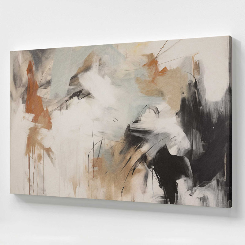 Impression sur toile Chaotic Crescendo, Toile tendue, 4, H 36 po x l 54 po
