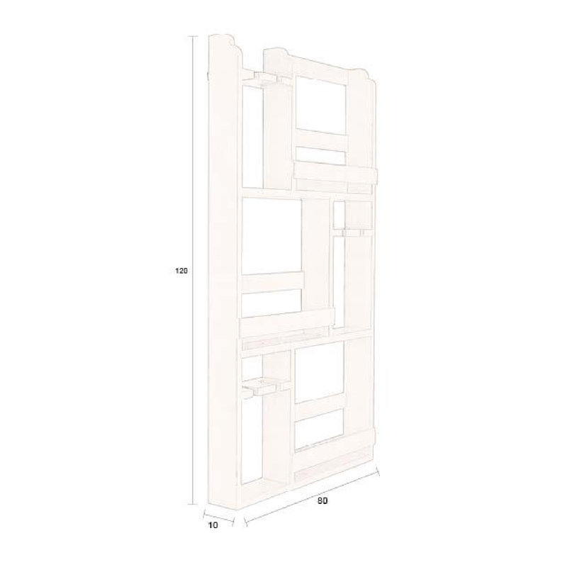 Myron Wine Rack, Red