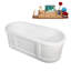 Baignoire autoportante 67 "avec drain interne Streamline-101697816