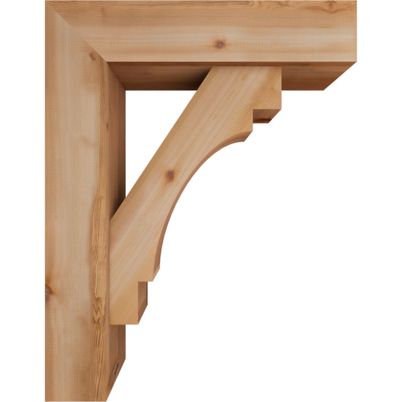 Support Merced Block avec support décalé, 36 x 28, Cèdre rouge occidental de l 7 1/2 po (lisse)