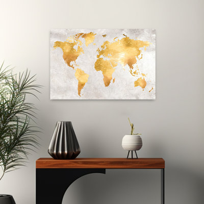 Gold World Contemporary Abstract Art
