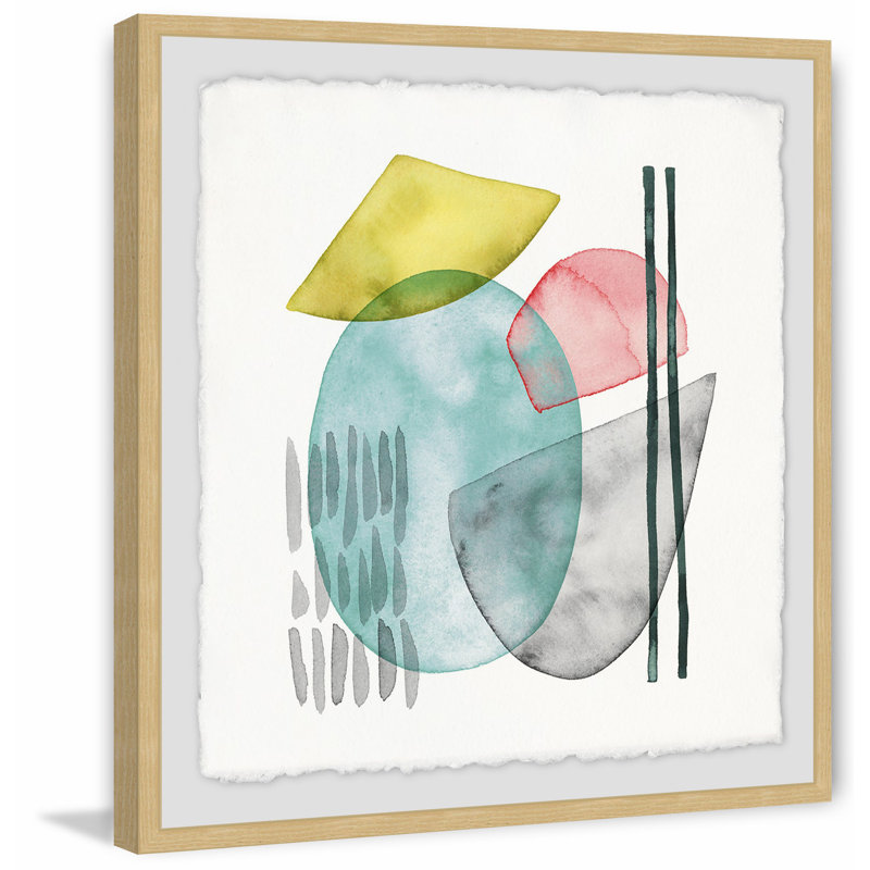 « pastel formation i », impression encadrée, H 12 po x l 12 po x P 1,5 po