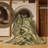 Machine Washable Botanical Brown Area Rug-1855446745