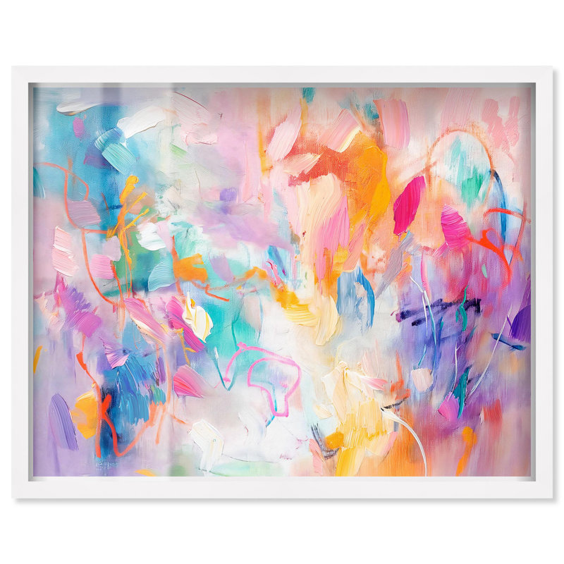 «Im Coming Up III Shadowbox Print Bright Decor» par Art Remedy, H 17 po x l 21 po, Blanc