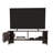 Navia 47 Inch Wide TV Stand With One Door Cabinet And Open Shelf For Modern Living Rooms, Entertainment Center-403423378