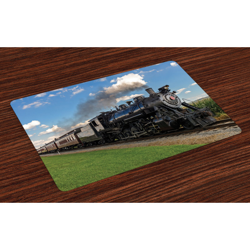 Conrad Steam Engine Countryside Train Placemat