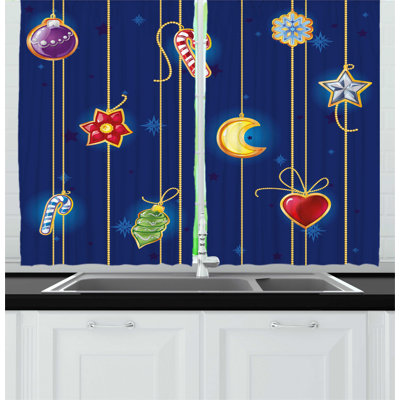 Pointed Kitchen Curtain
