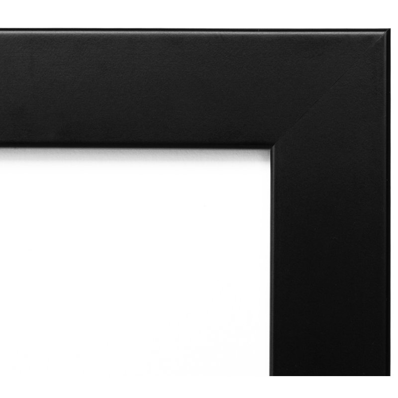 Cadre photo en bois Arhtur, Noir, 8 po x 10 po, 2