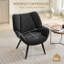 Fauteuil d'appoint, canapé simple à accoudoirs rembourrés-142844409