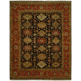 Mcnabb Wool Oriental Area Rug in Ebony