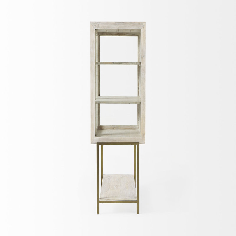 Arelius Curio Cabinet, White