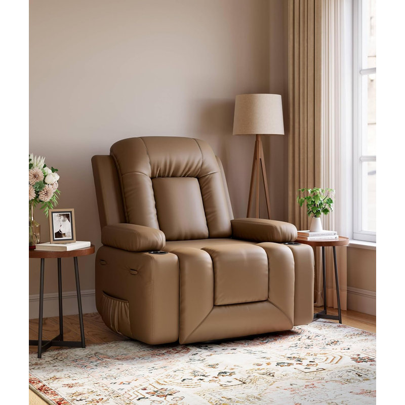 Power Lift Recliner Chair with Massage and Heat, Massage Chair Adjustable Reclining Chair with Side Pockets/USB Port for Elderly for Living Room