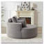 Fauteuil 55 po en velours côtelé simple, aucun assemblage requis,-297974535