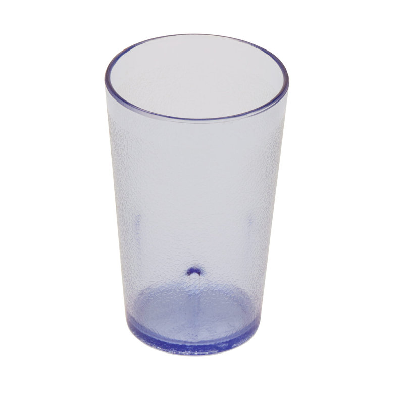 GET Gobelets de restaurant en plastique robustes, 20 onces, ambre (ensemble de 12), Verre, Bleu