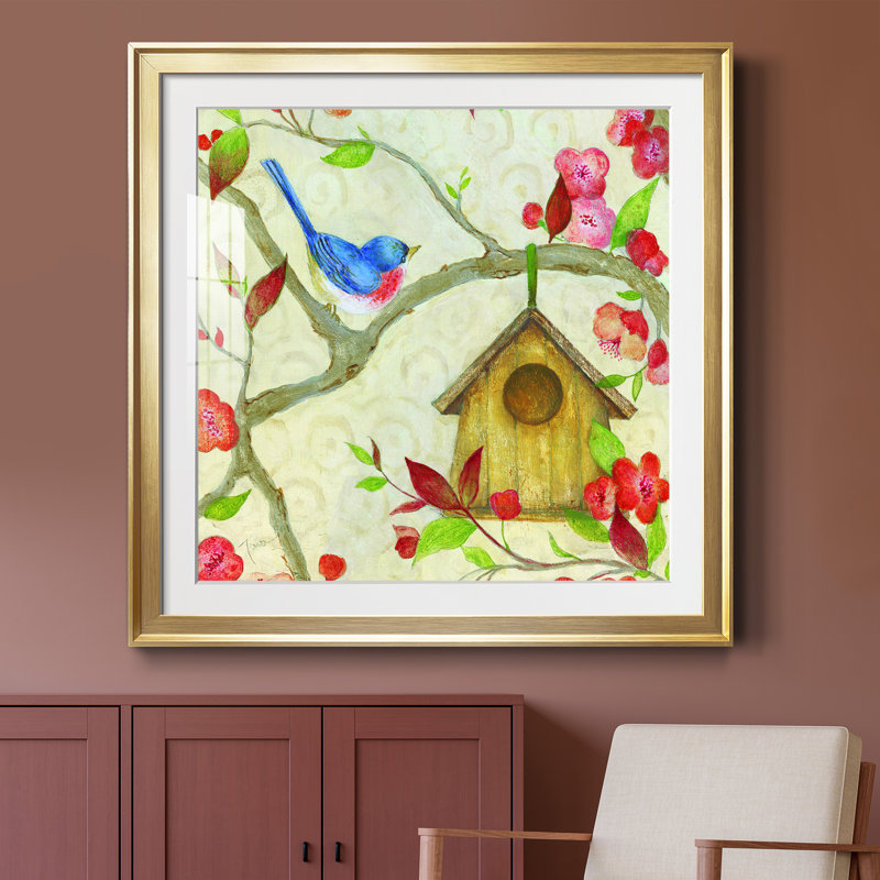 «Playful Nature 2», reproduction d'art encadrée, H 26,5 po x l 26,5 po x P 1,5 po, Encadrement doré