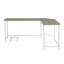 Bureau d'ordinateur gris et fini-575571973